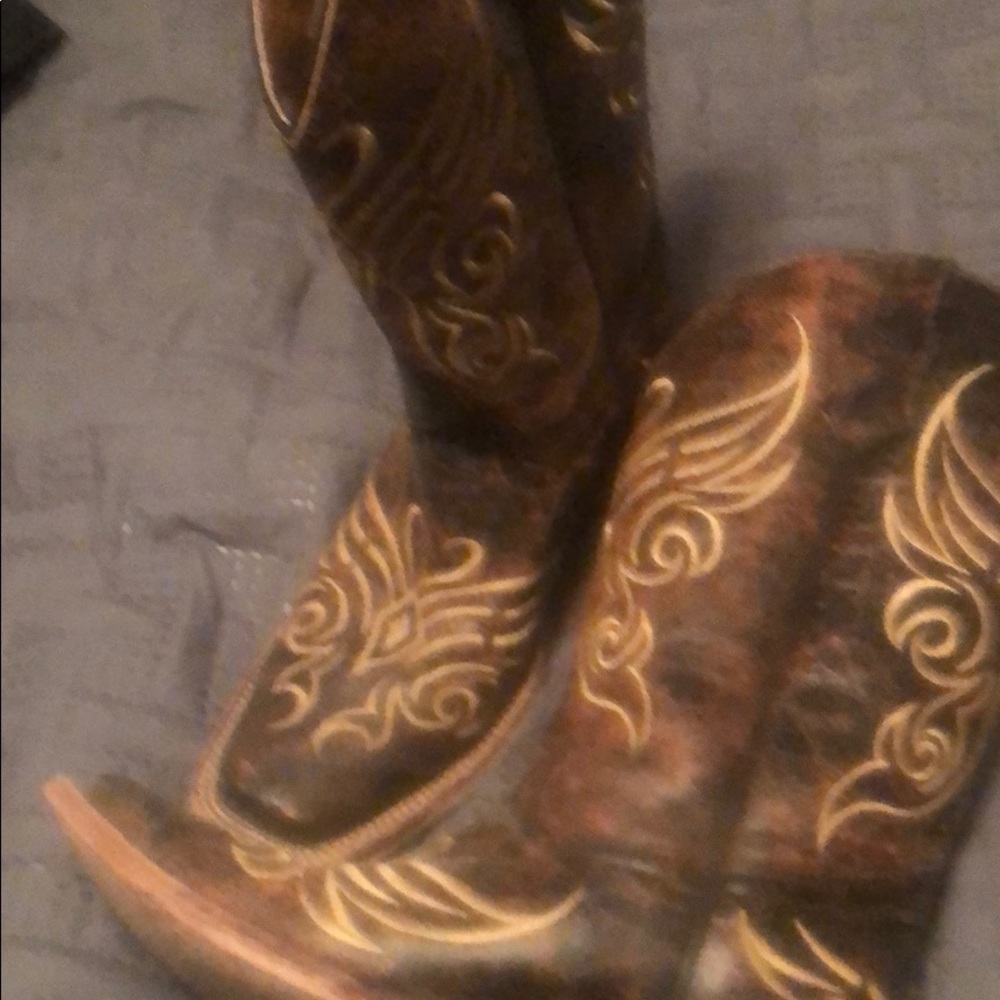 Women’s circle g western square toe boots cowgirl